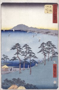 お磯 作： Ando or Utagawa Hiroshige