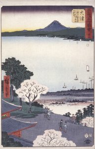 乙 （ァ毛 日ゔぁ） 作： Ando or Utagawa Hiroshige