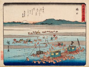 Shimada 作： Ando or Utagawa Hiroshige