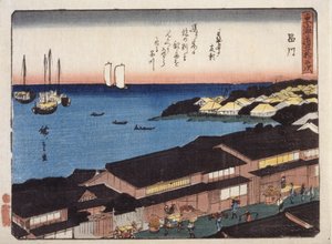 品川 作： Ando or Utagawa Hiroshige