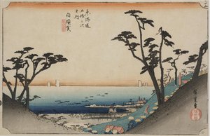 汐見坂の眺め 作： Ando or Utagawa Hiroshige