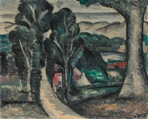 カミエ（パ＝ド＝カレー）の風景 作： Andre Derain