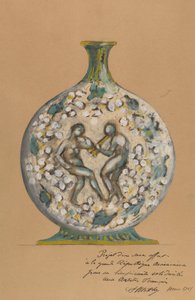 踊る人物の花瓶 作： André Metthey