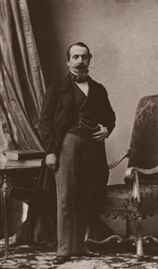 ナポレオン3世、1860年頃 作： Andre Adolphe Eugene Disderi