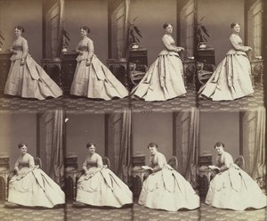 エスター・デイビッド、1866年。 作： Andre Adolphe Eugene Disderi