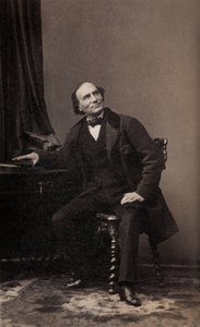 ヘンリー・ロビン（オランダの呪術師）1860年頃（モノクロ写真 作： Andre Adolphe Eugene Disderi