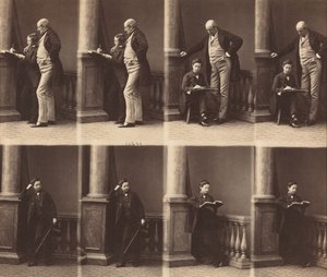 ジェイディン氏と息子 作： Andre Adolphe Eugene Disderi