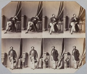 ナポレオン・コステ、1859年。 作： Andre Adolphe Eugene Disderi