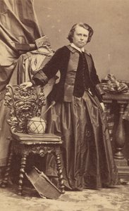 ローザ ボヌールの肖像 1822 ～ 1899 年、1860 年代初頭。 作： Andre Adolphe Eugene Disderi