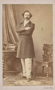 ロバート・ピール卿の肖像 1788-1850, 1862. 作： Andre Adolphe Eugene Disderi