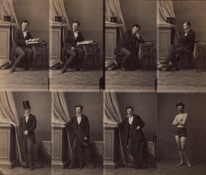 ロブコヴィッツ王子、1858年。 作： Andre Adolphe Eugene Disderi