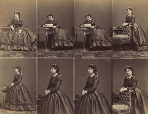 シュナイダー、1863 年 5 月から 8 月。 作： Andre Adolphe Eugene Disderi