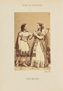 マルキージオ姉妹 作： Andre Adolphe Eugene Disderi