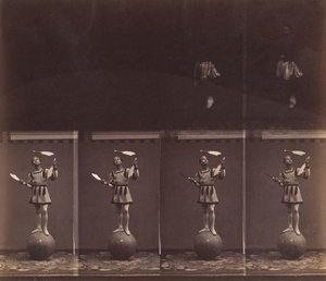 曲芸師マノエル、1861 年。 作： Andre Adolphe Eugene Disderi