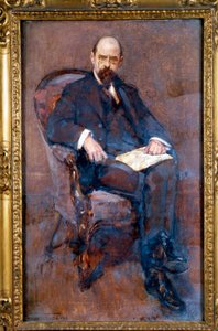 エミール・ヴァンデルヴェルデ（1866-1938）の肖像 ベルギーの政治家、社会主義者 アンドレ・クルイゼナール（1872-1939）のエスキース代官 1915年 日0.88x0.53 m パリ・オルセー美術館（Musee d