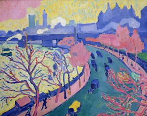 チャリング・クロス橋 1906年頃 油彩・キャンバス