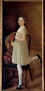 1931年、画家の姪の肖像（油彩・キャンバス）