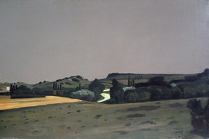 プロヴァンスの風景 作： Andre Derain