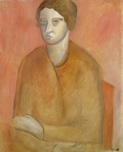 座る女 1912年頃 油彩・カンヴァス