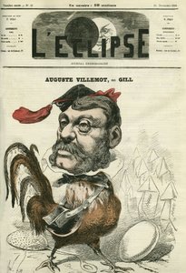 Auguste Villemot（1811-1871）フランスのジャーナリスト。11月15日付のギル社「日食」誌の表紙