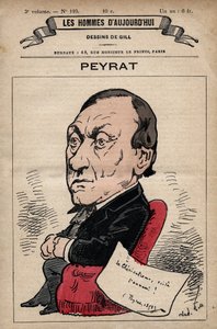 アルフォンス・ペイラ（1812-1890）の漫画（「今日の人たち」より） 1880年頃 アンリ・ドゥマール（1846-1888）作 作： Andre Gill