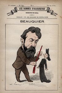 シャルル・ボーキエ（Charles Beauquier）は、アンドレ・ギル（Andre Gill）（1840-85）が描いた1779年から1880年頃の「Les Hommes d