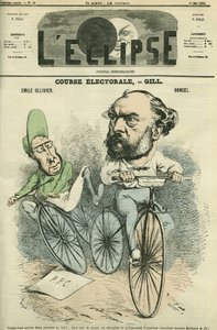 エミール・オリヴィエ（1825-1913）、フランスの政治家、バンセル。5月16日付ギル社「L