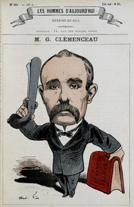 Georges Clémenceau - by Gill, in "Les hommes d