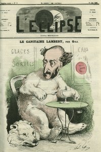 フランスの探検家、科学者であるギュスターヴ・ランベール。6月27日付ギル社「L