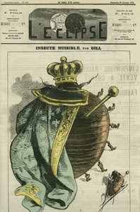 Cercle Agricole et Horticole du Luxembourgの展覧会のために、昆虫の害虫、ゴキブリの王政。10月20日付ギル社「L