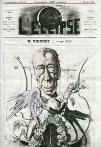 Jean-Pons-Guillaume Viennet (1777-1868), フランスの詩人、劇作家、政治家。4月26日付ギル社「L