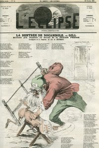 ロカメルの家賃、「La Petite Presse」の広告。2月26日のギルによる「L