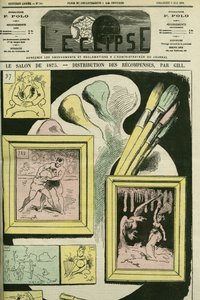 1875年のサロン。5月9日付ギル社「L
