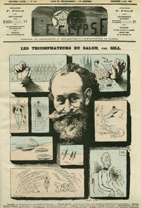 フランスの画家、エドゥアール・マネ（1832-1883）の「サロンの勝利者たち、あるいは不在の勝利」。表紙は5月14日発売のギル社「L