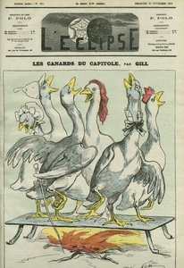 議事堂のアヒル、「La Patrie」「Le Constitutionnel」「Le Pays」「Le Figaro」「L