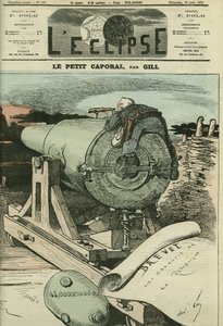 小さな伍長、アドルフ・ティエール（1797-1877）、フランスの歴史家、政治家。8月26日付ギル社「日蝕」の表紙