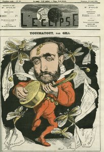 Histoire de France tintamarresque "や "Trombinoscope "の著者であるTouchatout。4月28日発売のギル社「日食」の表紙