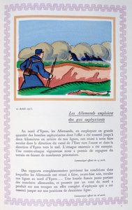 ドイツ人は塩素ガスを使用している、イープレ、1915年4月22日、1919年
