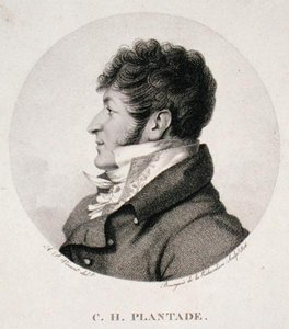 シャルル＝アンリ・プランタデ（1764-1839）の肖像 1806年（エングレーヴィング 作： Andre Paul (after) Vincent
