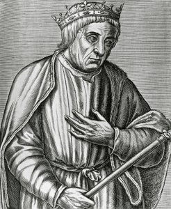 ポーランド王カジミール3世（グレート）の肖像（1310年～1370年）「Les Vrais pourtraits et Vies des Hommes illustres」より抜粋