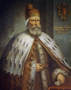 Doge Sebastiano Venierin muotokuva (noin 1496-1578) 作： Andrea (c.1542 c.1617) Michieli