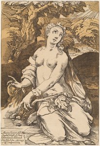 イブ、1587年。 作： Andrea Andreani