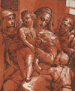 聖人を伴ったマドンナと子供、1585年。