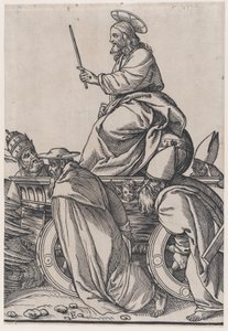 セクション E: 勝利のカートに乗ったキリスト、『キリストの勝利』より、1836 年。