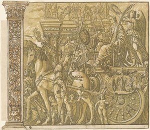 ユリウス・カエサルの凱旋 [9 番と 2 列] 作： Andrea Andreani after Andrea Mantegna