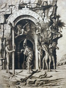 1483 マンテーニャ 「キリストの虚無への降下」 ブラジル国立図書館 アナゴリア 作： アンドレア・マンテーニャ