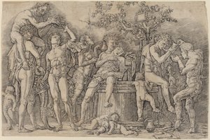 ワインバットでバカナル 作： Andrea Mantegna