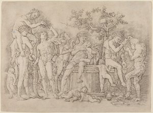 ワインバットでバカナル 作： Andrea Mantegna