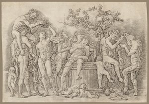 ワインバットでバカナル 作： Andrea Mantegna