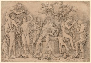 ワインバットでバカナル 作： Andrea Mantegna